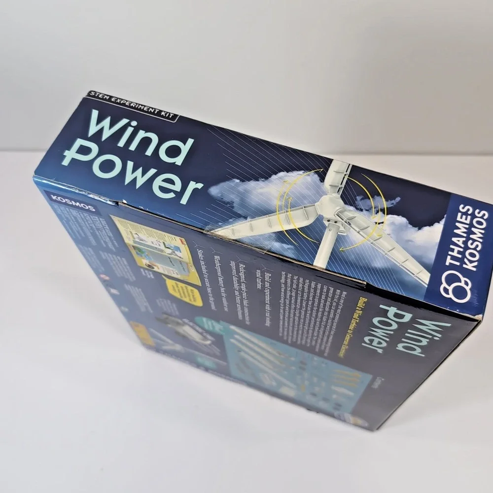 Thames & Kosmos Wind Power STEM Experiment Kit  Build a 3ft Wind Turbine Sealed